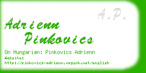 adrienn pinkovics business card